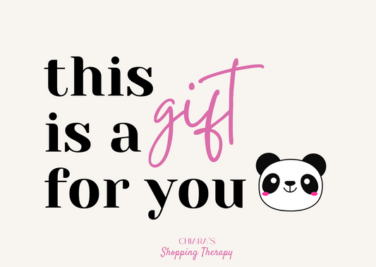 SHOPPING THERAPY GIFT CARD