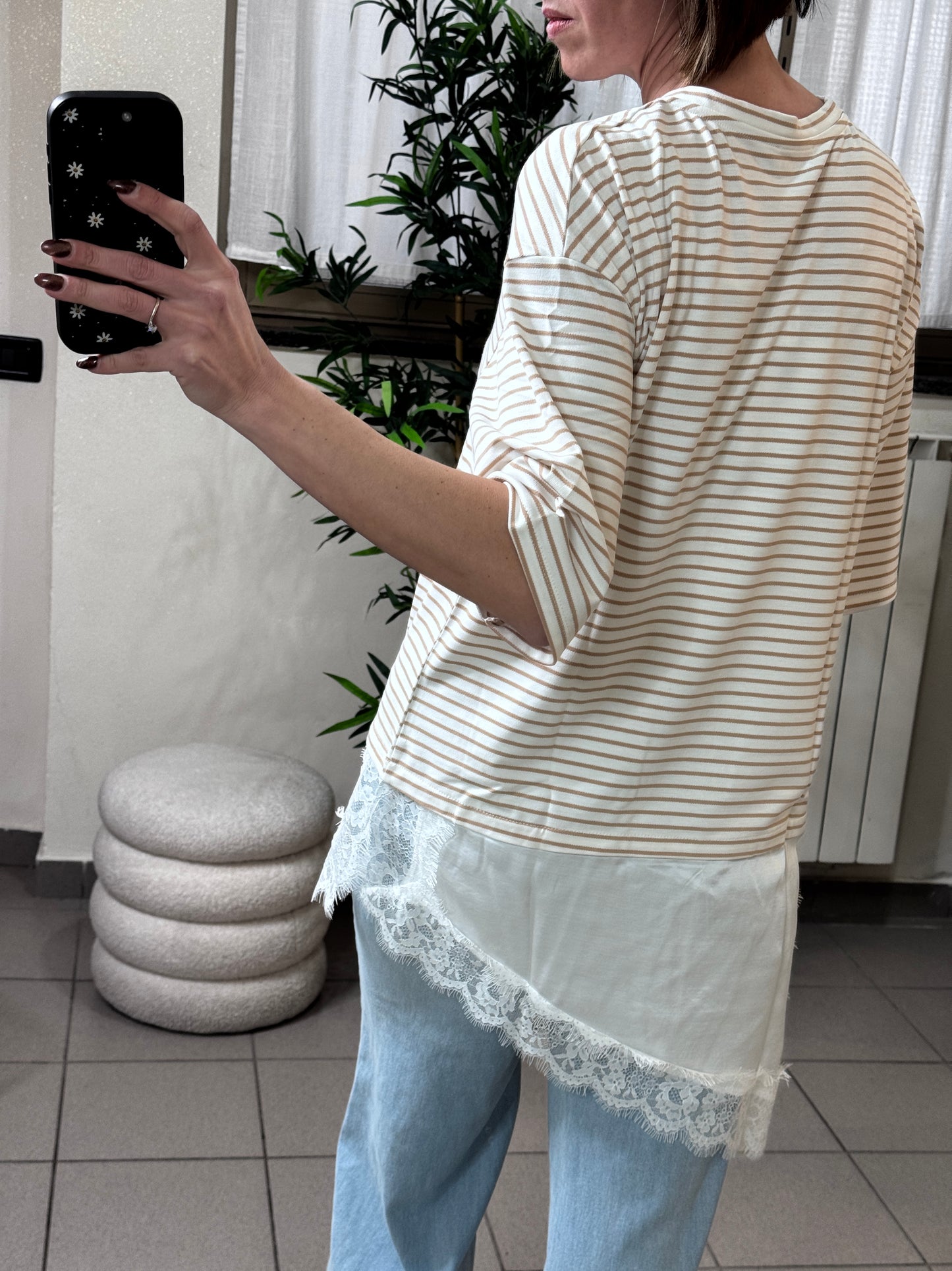 T-shirt Sailor Lace